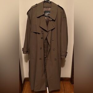 Men’s LONDON FOG Trench Coat With Removable Liner SIZE 40